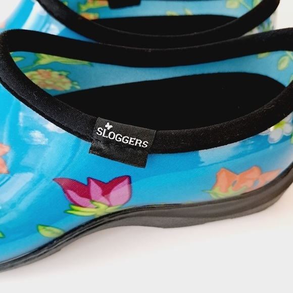 Sloggers Rain & Garden Spring Floral Slip On Waterproof Shoes - Picture 5 of 9